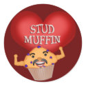 Funny Valentine's Day Muffin Sticker by jamiecreates1 Funny Valentine's Day Muffin Sticker