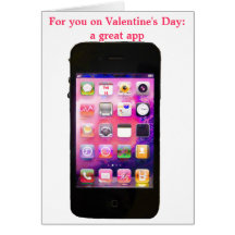 Funny Valentine's Day with iPhone App Cards