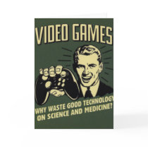 Funny Video Game Saying Card