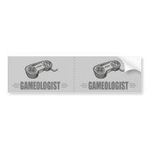 Funny Video Gamer Bumper Stickers