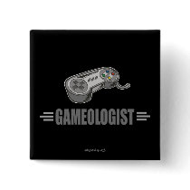 Funny Video Gamer Pin