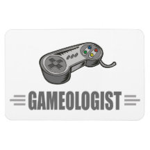 Funny Video Gamer Rectangle Magnet