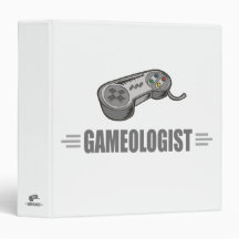 Funny Video Gaming 3 Ring Binder