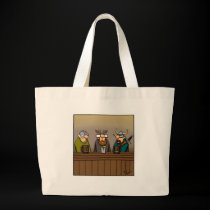 Funny Viking Drinking Cartoon bags