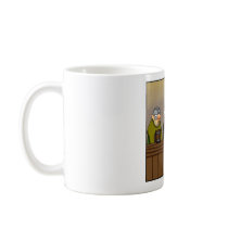 Funny Viking Drinking Cartoon Coffee Mug