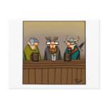 Funny Viking Drinking Cartoon Postcard