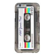 Funny Vintage 80s Retro Music Cassette Tape iPhone 6 Case