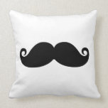 Funny Vintage Black Mustache Pillows