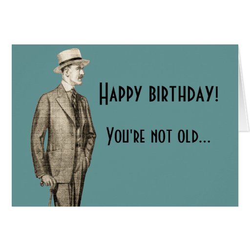 Funny Vintage Happy Birthday Greeting Card Zazzle