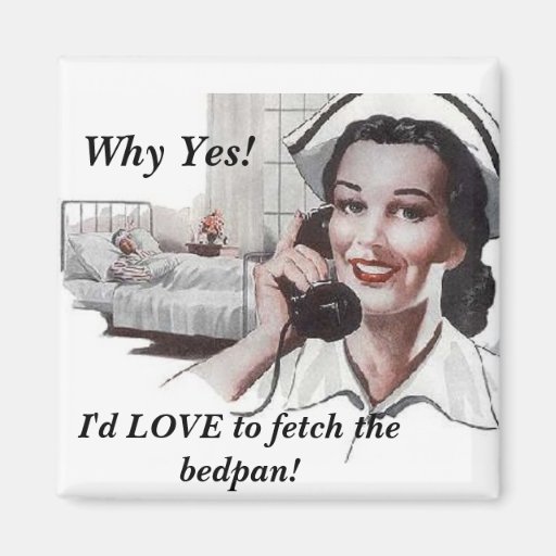 Funny Vintage Nurse Fridge Magnets