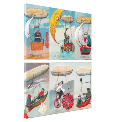 funny vintage steampunk dirigibles airships Zazzle_wrappedcanvas funny vintage steampunk dirigibles airships Zazzle_wrappedcanvas