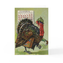 Funny Vintage Thanksgiving card by holiday_tshirts Funny Vintage Thanksgiving card