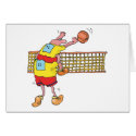 Funny Volleyball Gift cards by Volleyball_TShirts Funny Volleyball Gift cards