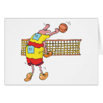Funny Volleyball Gift cards by Volleyball_TShirts Funny Volleyball Gift cards