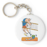 Funny Volleyball Keychain