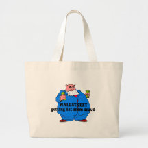 Funny wallstreet canvas bag