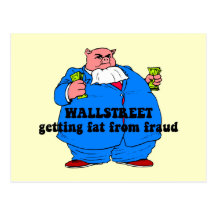 Funny wallstreet postcard