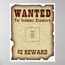 silly wanted posters
