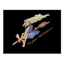 Funny Wart Witch Postcard