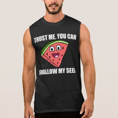 FUNNY WATERMELON SLEEVELESS SHIRTS