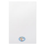 funny waterpolo dude cartoon personalized stationery