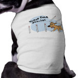 Funny Weave Poles Dog Agility Doggie T Shirt