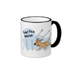 Funny Weave Poles Dog Agility Mug