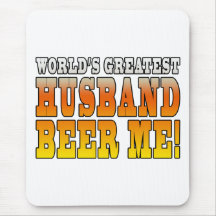 Funny Wedding Anniversary Worlds Greatest Husband Mouse Pads