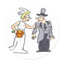 Funny Wedding Picture stickers