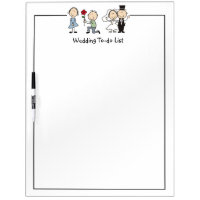 Funny Wedding To-Do List Dry Erase Board - large