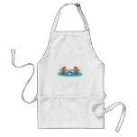 funny weightlifting mouse apron