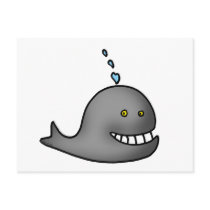 Funny whale postcards by jsoh Funny whale postcards