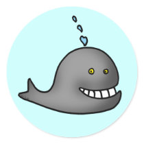 Funny whale stickers by jsoh Funny whale stickers