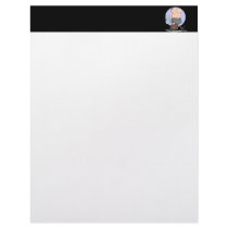 funny wind up businessman cartoon character customized letterhead