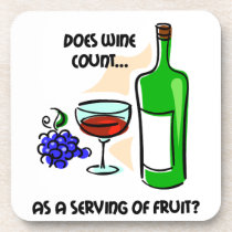 funny wine drinking coasters