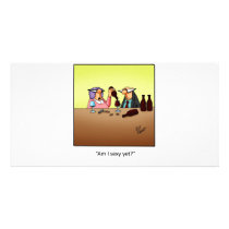 Funny Wine Gift! Photo Greeting Card