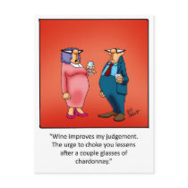 Funny Wine Gift! Postcard