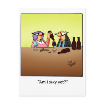 Funny Wine Gift! Post Card