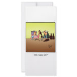 Funny Wine Gift! Custom Rack Card