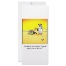 Funny Wine Gift! Rack Cards