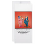 Funny Wine Gift! Full Color Rack Card
