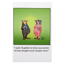 Funny Wine Gift! Personalized Stationery