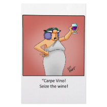 Funny Wine Gift! Customized Stationery