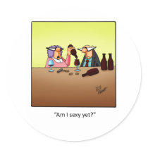 Funny Wine Gift! Sticker