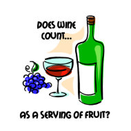 Funny wine humor saying apron