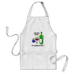 Funny wine humor saying aprons