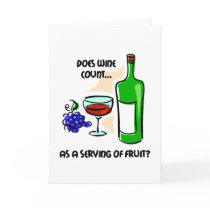 Funny wine humor saying cards