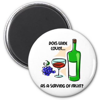 Funny wine humor saying fridge magnets