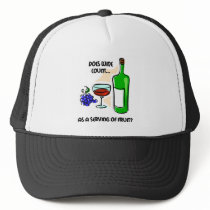 Funny wine humor saying hat