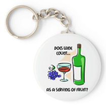Funny wine humor saying keychains